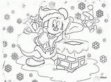 Mickey Apporte Cadeaux Coloringhome sketch template