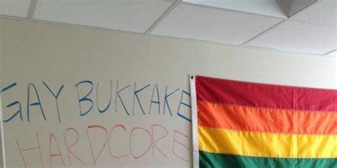 boston college anti gay graffiti business insider
