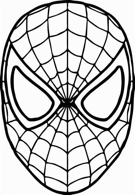 mask color de  spiderman mask coloring page coloring pages trendmetr