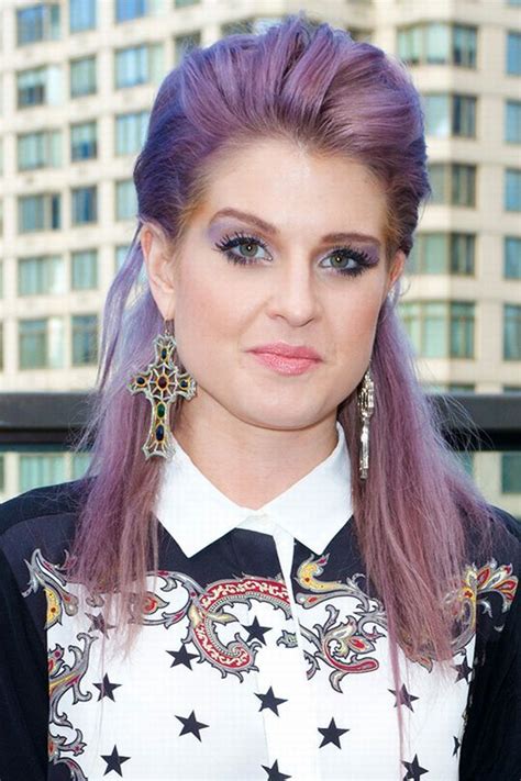Kelly Osbourne Hair Purple Haired Princess Kelly Osbourne Hair