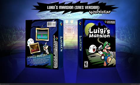 Luigi S Mansion Snes Box Art Cover By Yoshistar