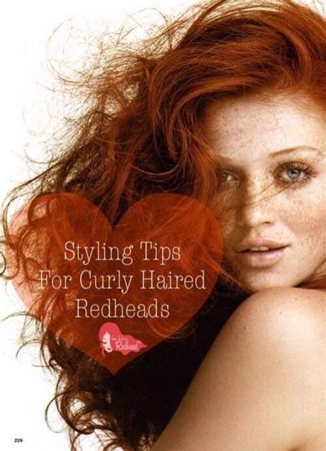 Styling Tips For Redheads With Naturally Curly Hair — How