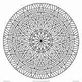 Coloring Pages Geometric Complex Getcolorings sketch template