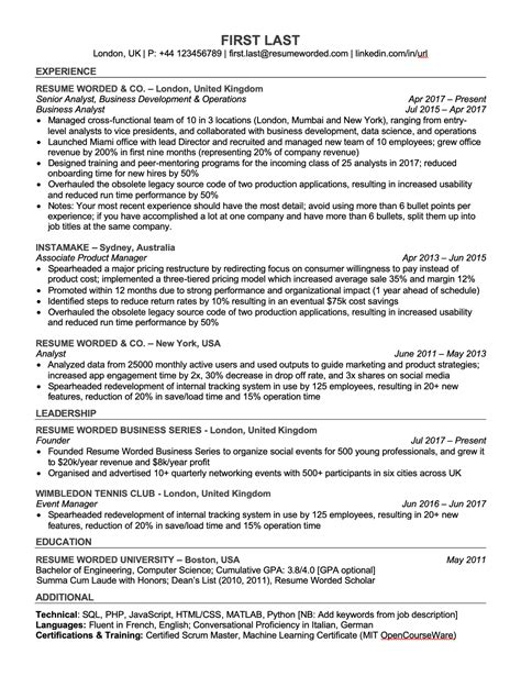 professional ats resume templates  experienced hires  college students  grads