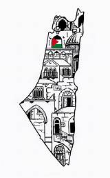 Palestine Palestinian Jerusalem sketch template