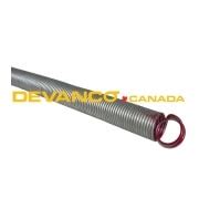 extension spring apos door  lbs red