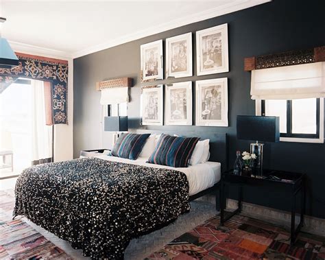 Moroccan Photos Bedroom Inspirations Black Walls Accent Wall Bedroom