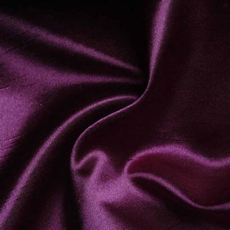 satin backed dupion dark purple cm satin dressmaking fabric