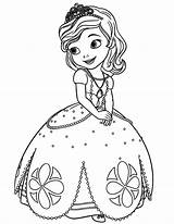 Sofia Coloring Pages Princess First Printable Disney Beautiful Print Sheets Color Drawing Cartoon Kids Getdrawings Colouring Getcolorings Halloween Colors Netart sketch template