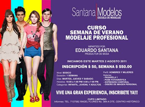Santana Modelos Semana De Verano El Nuevo Curso De Modelaje