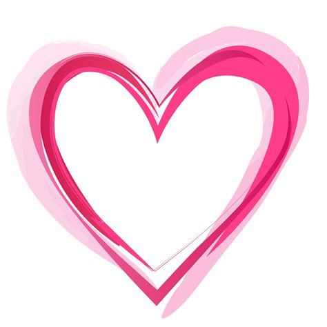 baby pink heart clip art clipart
