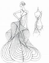 Fashion Coloring Pages Dresses Angels Color Printables Portfolio Sheets Getcolorings Sketch Template sketch template
