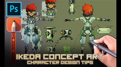Ikeda Concept Art Character Design Process Commentary