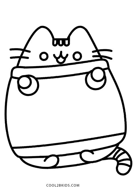 pusheen bunny coloring pages