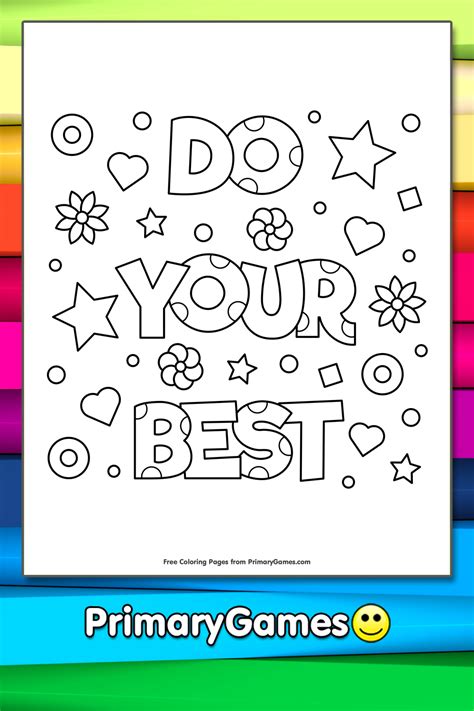 coloring page   words