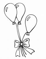 Balloon Palloncino Compleanno Getdrawings sketch template