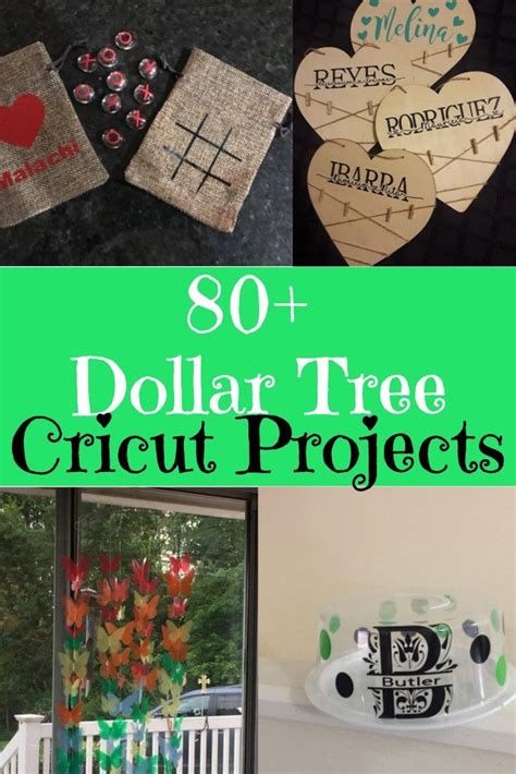 dollar tree cricut project ideas  inspiration