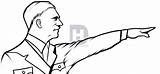 Hitler Drawing Clipart Clipartmag Draw Adolf sketch template