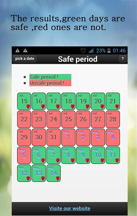 safe period calculator for android apk download