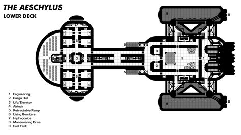 showing spaceship layout plans   plan spaceship design star