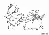 Schlitten Weihnachtsmann Ausmalbilder Ausmalen Rentier Malvorlage Weihnachtsbilder Weihnachten Malvorlagen Rentiere Das sketch template