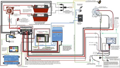 volt wiring diagram  campervan wiring flow schema