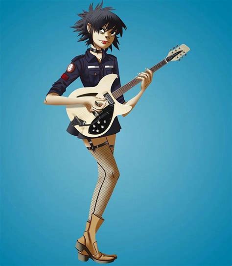 Noodle Gorillaz Cyborg Noodle Gorillaz Noodle 2d And Noodle Jamie