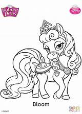 Coloring Pets Palace Pages Disney Bloom Printable Princess Coloriage Colouring Kids Printables Choose Board Cute sketch template
