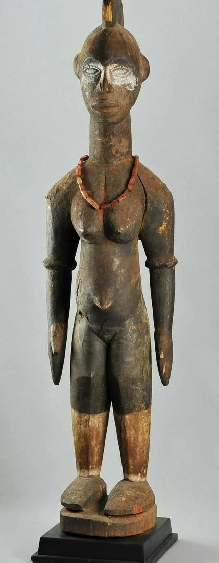 For Auction Large Ibo Alusi Figure Statue Sculpture Igbo Nigeria