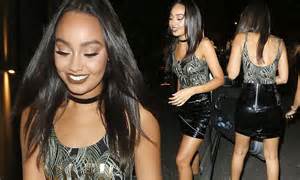 Leigh Anne Pinnock Oozes Sex Appeal In A Tiny Pvc Skirt