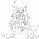 Freezing Lineart sketch template
