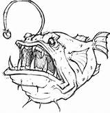Angler sketch template