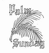 Palm Sunday Clip Clipart Coloring Pages Hosanna Beautiful Palms Cliparts Holy Week Christian Religious Assumption Jesus Clipartix Kids Tree Library sketch template
