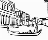 Coloring Venice Europe Desenhos Gondola Europa Italy Monumentos Para Colorir Pages Pontos 12kb 250px Gondolas Pintar Color Na Visit Printable sketch template