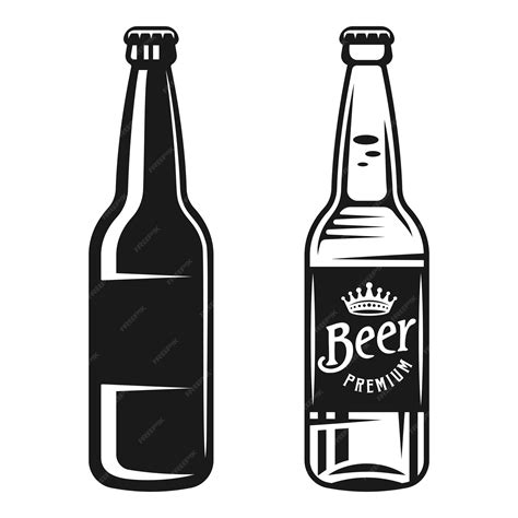 premium vector beer bottles  styles set  vector objects