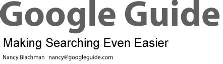 google guide making searching  easier printable version