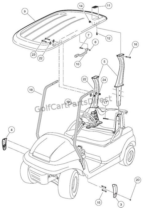 club car steering parts diagram wiring