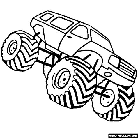 trucks  coloring pages thecolorcom