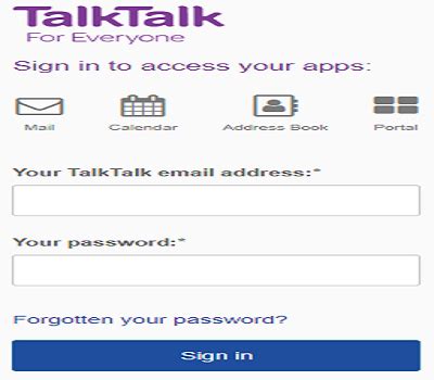 talktalk webmail login sign   talktalk mail account