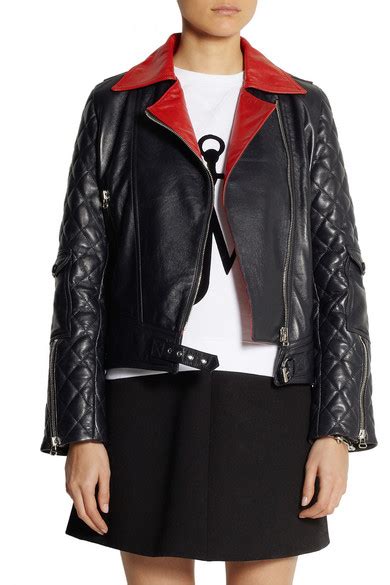 Jw Anderson Quilted Leather Biker Jacket Net A Porter