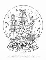 Coloring Pages Christmas Artlicensingshow Nutcracker Holiday Book Redcarpet sketch template