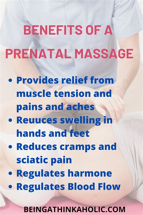 benefits of a prenatal massage being a thinkaholic my life my thoughts
