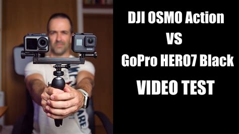 dji osmo action  gopro hero  black video test en crudo  espanol youtube