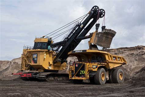 hf electric rope shovel finning cat