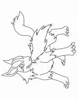 Coloring Pages Poochyena Pokemon Comments Library Clipart Line sketch template