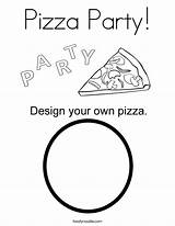 Coloring Pizza Party Pages Sheet Print Slice Noodle Printable Color Built California Twistynoodle Usa Getcolorings Popular Comments Twisty sketch template