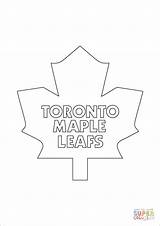 Maple Toronto Leafs Logo Hockey Coloring Leaf Pages Nhl Printable Sport Colouring Book Print Logos Kids Drawing Leaves Sports Main sketch template