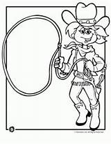 Coloring Party Pages Cowgirl Western Theme Cowboy Rodeo Vbs Crafts Sheets Animal Cow Girl Farm Church Book Box sketch template
