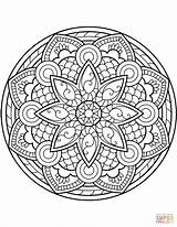 Mandala Mandalas Imprimer Coloriage Adults Dificiles Imprimir Tegninger Colorir Dibujar Ausmalbilder Colorfy Mandalaweb Stampare Colorer Difíciles Peaksel Páginas Erwachsene Archzine sketch template