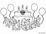 Patrol Paw Coloring Pages Birthday Print Color Printable Getcolorings sketch template